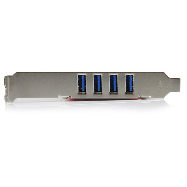 StarTech.com Carte contrôleur PCI 4 ports USB 3.0 - vue 3