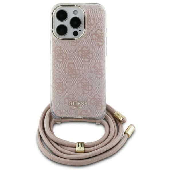 Guess 4G Crossbody Cord Print Case for iPhone 16 6.1 GUHCP16SHC4SEP