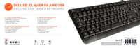 Mobility Lab ML300450 clavier USB AZERTY Français Noir