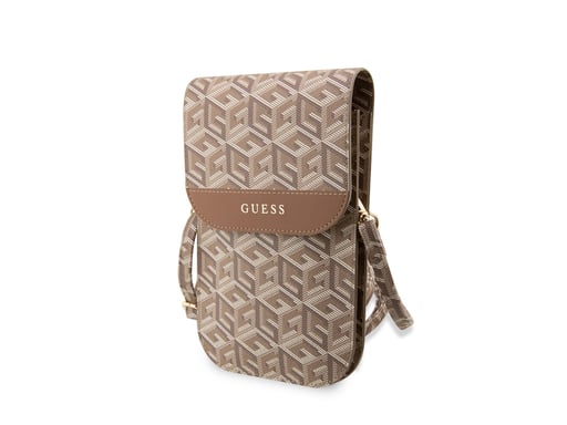 Guess Bolso bandolera Modelo G Cube Marrón