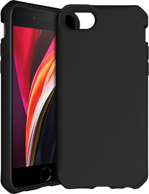 Custodia rinforzata iPhone SE 2022/SE/8/7/6S/6 Feronia Bio Terra Black Itskins