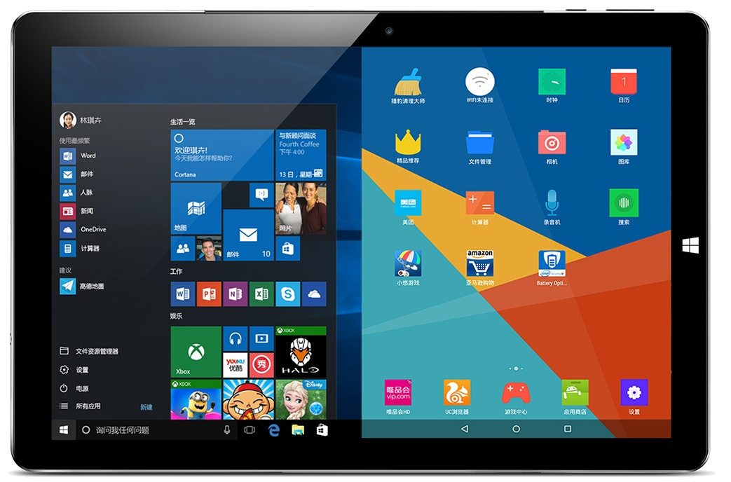 Tablette Tactile Windows 10 Android 5.1 Dual Os 64Go+4Go Bluetooth Wifi Ethernet YONIS