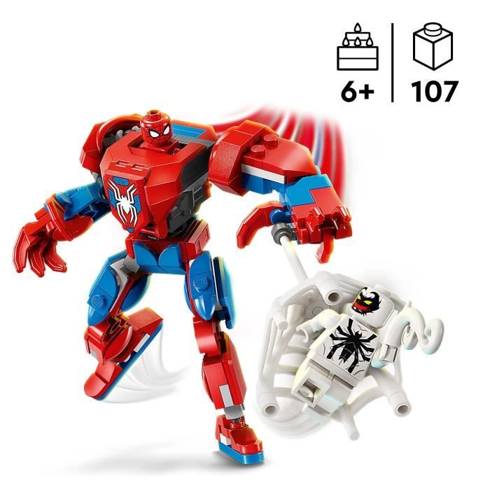 Lego Marvel 76308 - Le Robot De Spider-man Contre Anti-venom - Neuf
