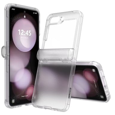 Accezz Coque Xtreme Impact pour Samsung Galaxy Z Flip 5 - Transparent