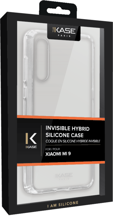 Coque hybride invisible pour Xiaomi Mi 9, Transparente