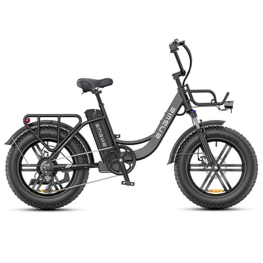ENGWE L20 Boost Bici elettrica per Adulti, Bici elettrica per Pneumatici Fat da 20 Pollici per Donna, Batteria 48V 13A, Shimano 7 velocità