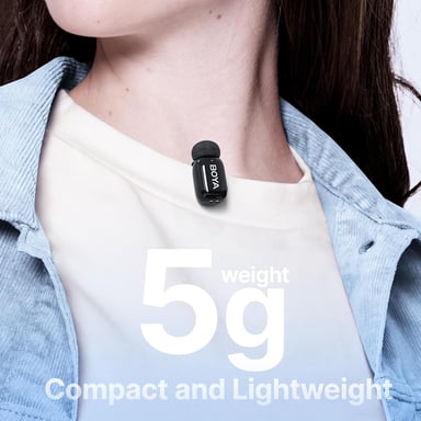 Boya Mini-12 – Micro sans fil 5g, réduction de bruit, USB-C/Lightning.