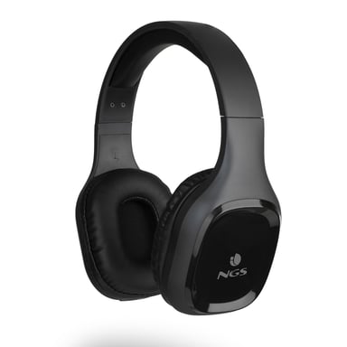 NGS Artica Sloth Casque Avec fil &sans fil Arceau Appels/Musique Bluetooth Noir