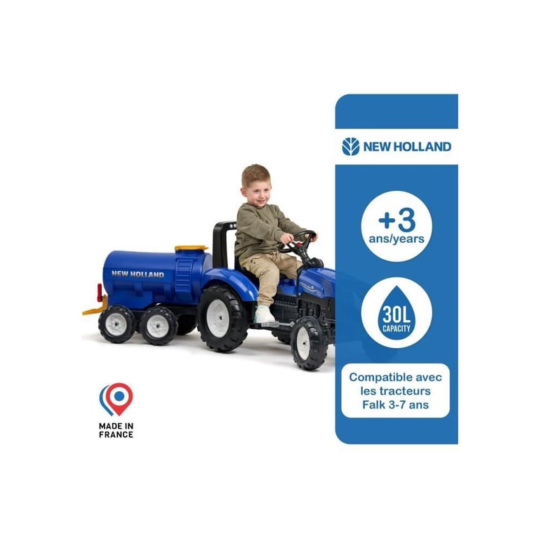 Remorque Citerne New Holland FALK Capacité Adaptable avec les tracteurs FALK 3 100% Fabriqué en France - vue 4