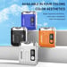 Mini Rasoir Électrique avec Affichage Numérique - Rasoir de Voyage Portable pour Hommes et Femmes, compatible avec Huawei, Samsung, APPLE, Garmin Orange