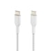 Cavo intrecciato da USB-C a USB-C BOOST CHARGE? (1 m), bianco