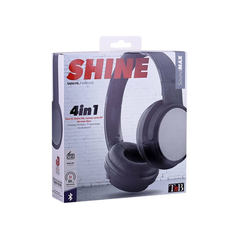 Casque Audio TNB Shine 3 – Bluetooth 4-en-1 avec Lecteur SD/FM - vue 2