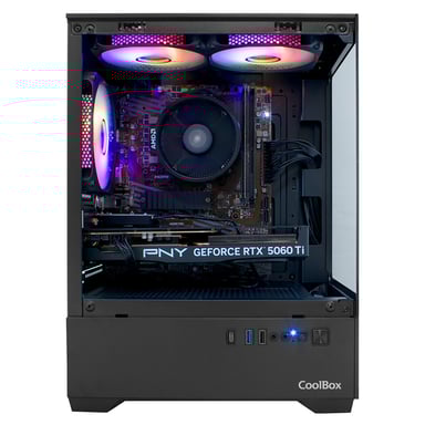DeepGaming - PC Gamer Spectre AMD Ryzen 7-5700G, 32GB RAM, Nvidia RTX 5060 8GB, 1TB M.2, WiFi + Bluetooth, Windows 11 Pro, Noir