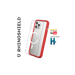 Funda modular RhinoShield Mod NX compatible con MagSafe para [iPhone 14 Pro] Fuerza magnética superior, personalizable. Absorbe el impacto de caídas desde 3,5 metros - Rojo
