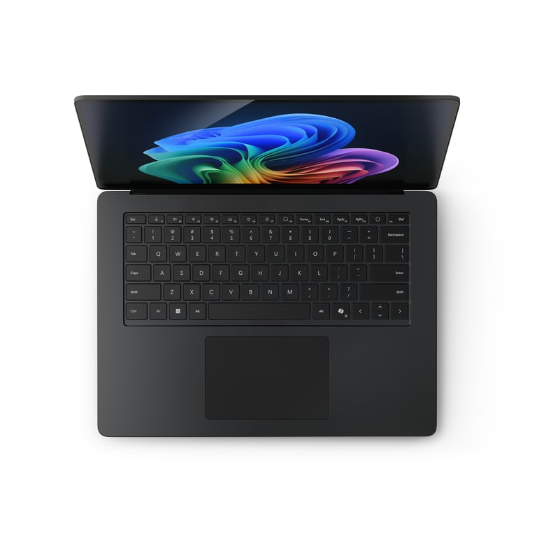 Microsoft Surface Laptop 7 Copilot+ PC Qualcomm Snapdragon Ordinateur portable 38,1 cm (15 ) Écran tactile 32 Go LPDDR5x-SDRAM 1 To SSD Wi-Fi 7 (802.11be) Windows 11 Pro Noir - Neuf