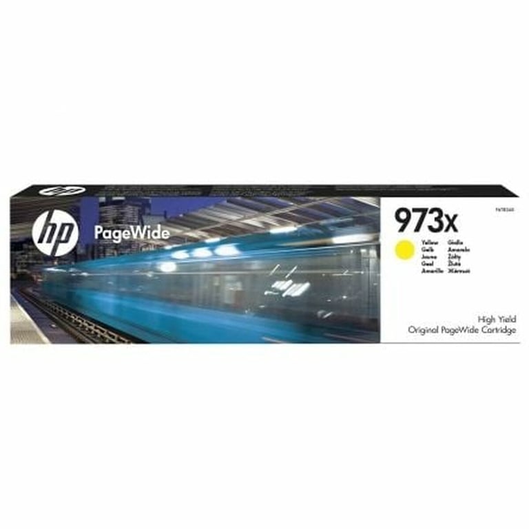 HP Cartouche dencre jaune PageWide grande capacité authentique F6T83AE pour HP PageWide Pro 452477552577 - vue 3