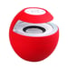 Enceinte Nomade Bluetooth Sans Fil Kit Main Libre LED USB Jack Universelle Rouge YONIS