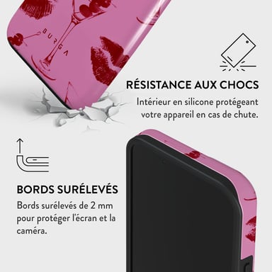 Burga Coque Tough MagSafe pour Apple iPhone 15 - Call me