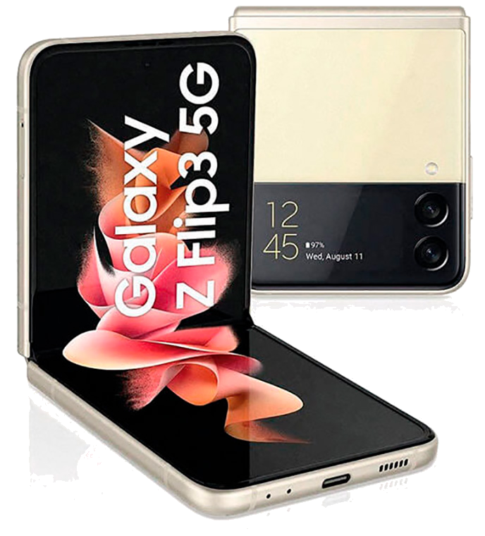 Galaxy Z Flip3 5G 256 Go, Crème, débloqué