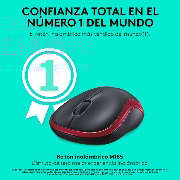 Logitech M185 Sans Fil Ambidextre - vue 6