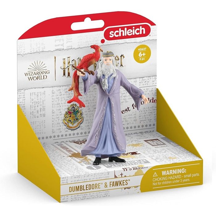 Figurine Dumbledore et Fumseck Harry Potter pour enfants dès Schleich 42637 Harry Potter Univers WIZARDING WORLD - vue 3