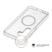 Custodia magnetica antiurto invisibile realizzata con il 75% di plastica riciclata per Samsung Galaxy S25 5G, trasparente