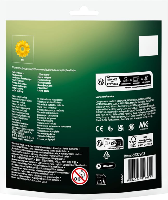 LEGO Botanicals Fleurs des Champs 30701 - vue 3
