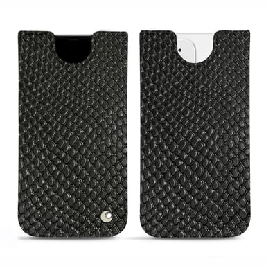 Pochette cuir Apple iPhone 12 mini - Pochette - Noir - Cuirs spéciaux