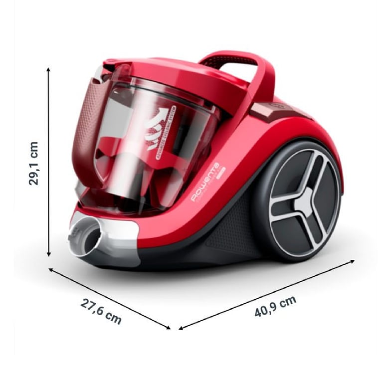 Aspirateur Traîneau Rowenta Compact Power RO4B13EA – 900 W, Bac 2,5 L, Filtration 99,98% - vue 5
