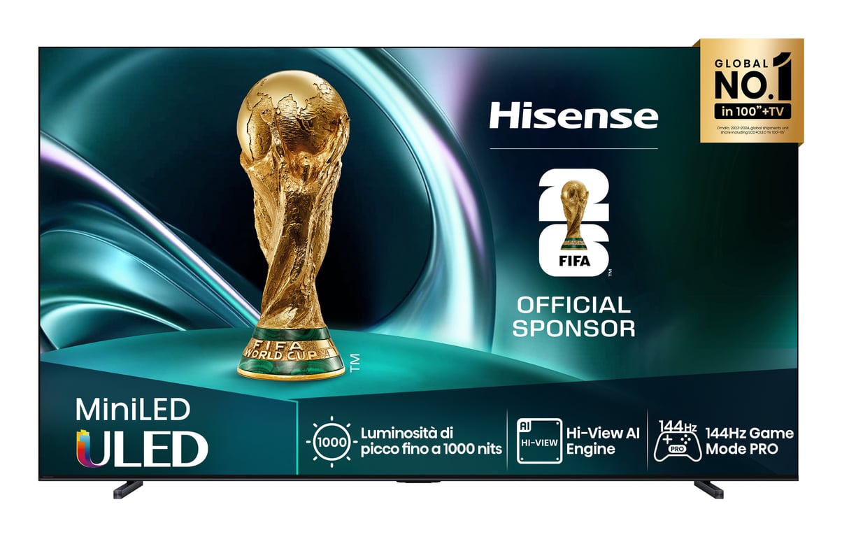 TV Mini LED QLED Hisense 4K UHD 85U7Q 215 cm 2025 - vue 1