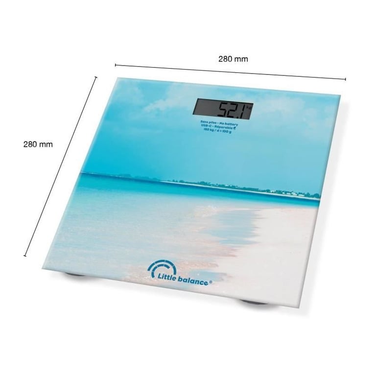 Pèse personne LITTLE BALANCE USB C Caraïbes - vue 5
