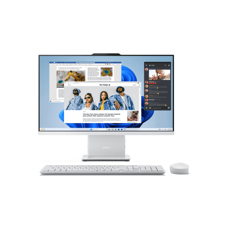 PC Tout en un LENOVO IdeaCentre AIO 27ARR9 Windows 11 27 FHD Ryzen 5 7535HS Clavier + sans fil - vue 3