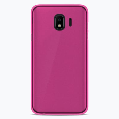 Coque silicone unie compatible Givré Rose Samsung Galaxy J4 2018