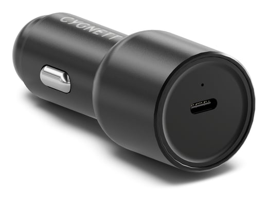 Cygnett CarPower Portátil, Smartphone, Tableta Negro Encendedor de cigarrillos Carga rápida Interior