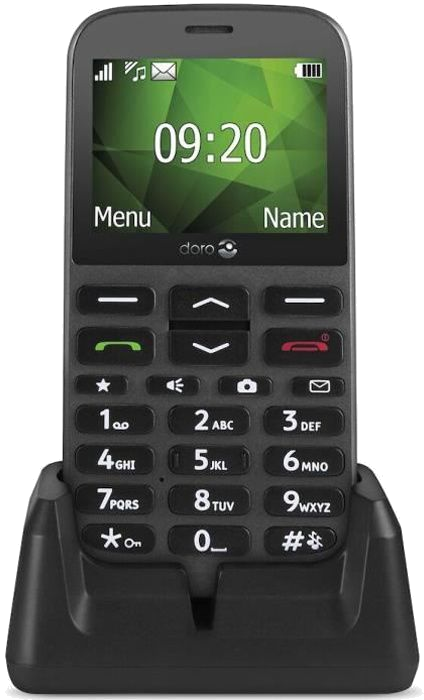 DORO 1370 - Téléphone mobile pour senior - Compatibilité appareils auditifs - Touche d'assistance - 