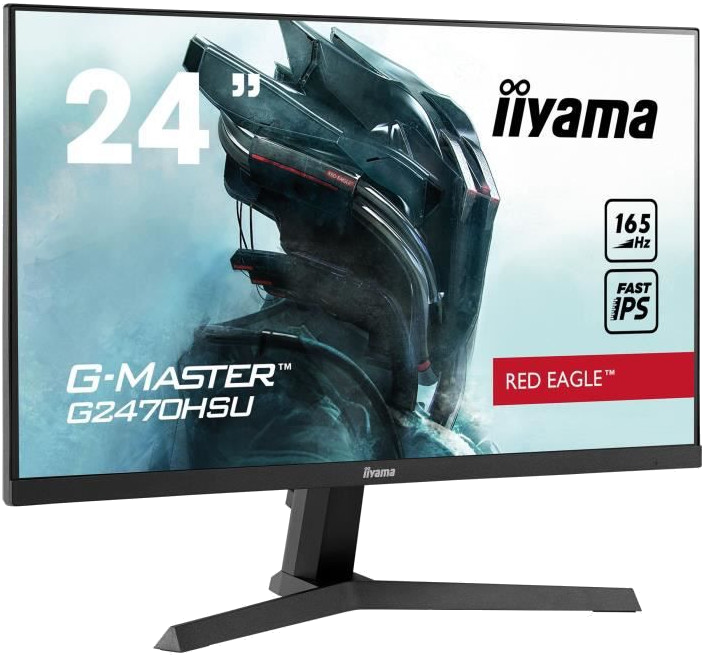 Ecran PC Gamer - IIYAMA G-Master Red Eagle G2470HSU-B1 - 23,8 FHD - Dalle IPS - 0,8 ms - 165 Hz - HD