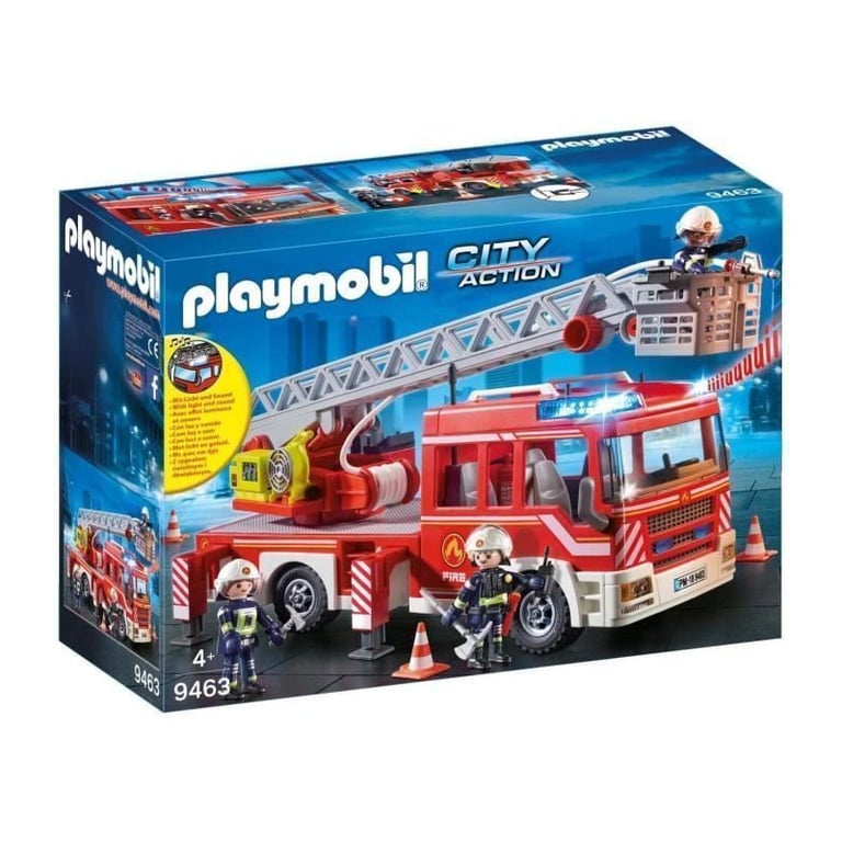 PLAYMOBIL 9463 - City Action - Camion de pompiers avec echelle pivotante - Nouveaute 2019 - Neuf