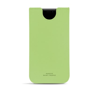 Pochette cuir Apple iPhone 11 Pro Max -  - Vert - Simili cuir