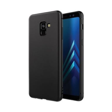Coque pour Galaxy A8 2018 TPU POLYGAB Noir