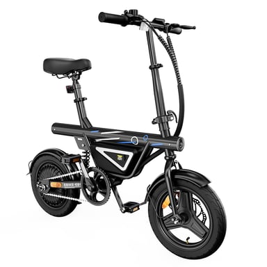 Bicicletta elettrica pieghevole iScooter EB1S, batteria da 36 V 12 Ah, con controllo tramite app