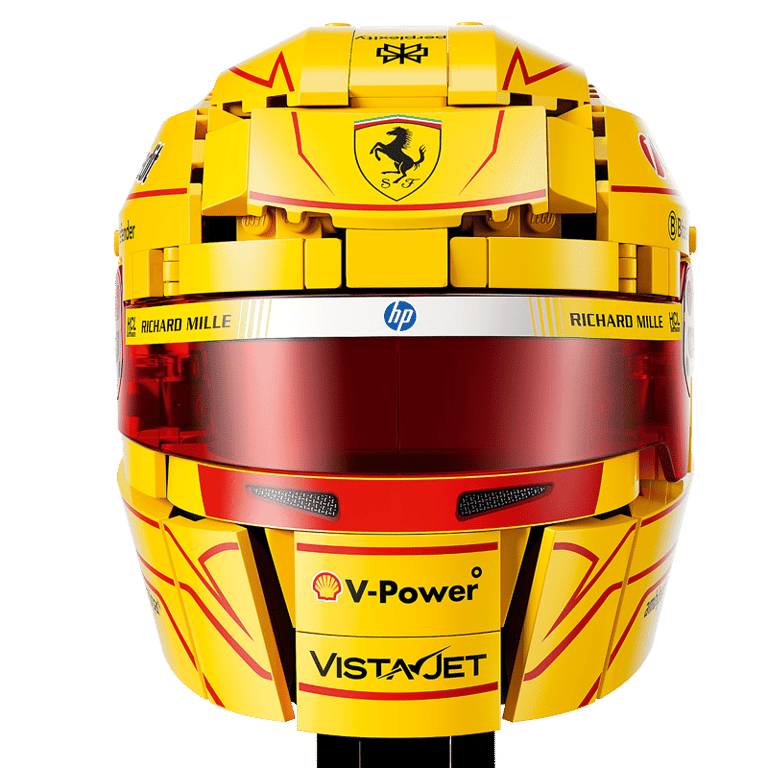 LEGO Editions Scuderia Ferrari HP Casque de Lewis Hamilton 43022 - vue 4
