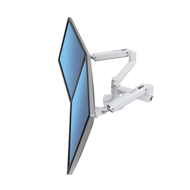 Ergotron Bras LX bi écran juxtaposés Aluminium