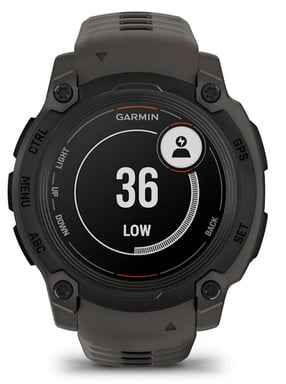 Garmin Instinct E 2,18 cm [0.86] MIP 40 mm Digitale 166 x 166 Pixel Nero GPS [satellitare] (Garmin Instinct E - sort fiberforst?rk)