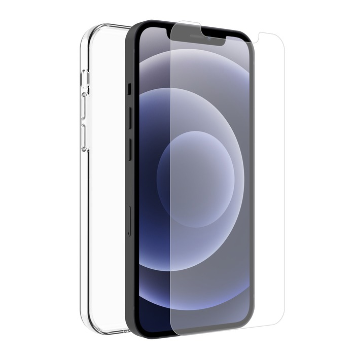 Pack coque Recycletek Muvit For Change pour iPhone 12iPhone 12 Pro + Verre trempé - vue 3