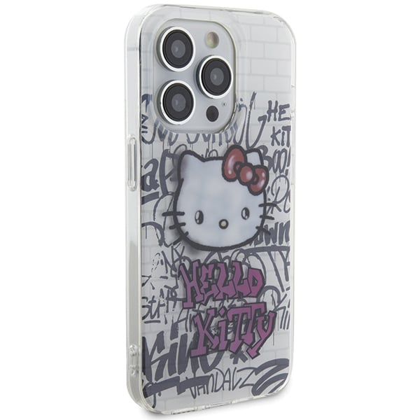 Coque de téléphone HELLO KITTY iPhone 14 Pro Max Design Hello Kitty Souple Graffiti - vue 3