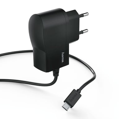 Chargeur, micro-USB, 1 A, noir