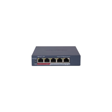 Switch di rete gestito Hikvision DS-3E1105P-EI Connessione Ethernet Fast Ethernet (10/100), supporto Power over Ethernet (PoE) Blu