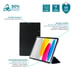 Custodia antishock per iPad 10.9'' 10th gen 2022 con copertina intelligente e porta-stilo