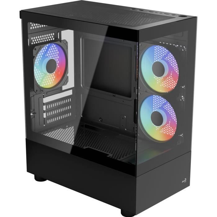 Boîtier PC AEROCOOL Viewport Mini G V1 Mini tour ATX Verre trempé F RGB Neuf