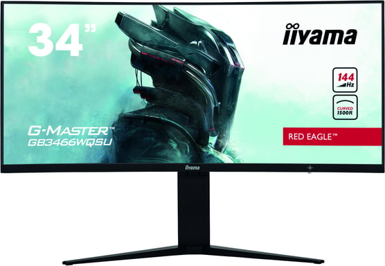 iiyama G-MASTER GB3466WQSU-B1 Pantalla LED 86,4 cm (34'') 3440 x 1440 píxeles UltraWide Quad HD Negro